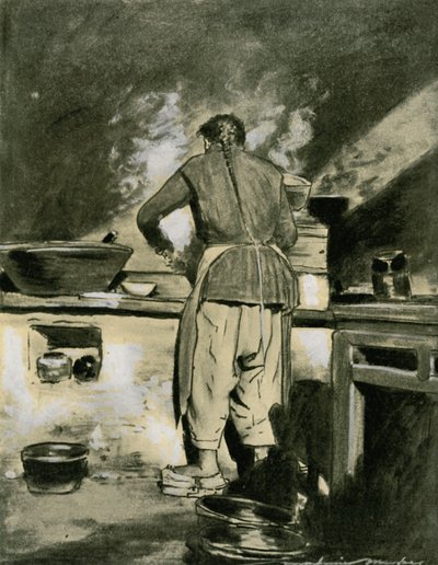 Cuisinier chinois - Mortimer Ludington Menpes